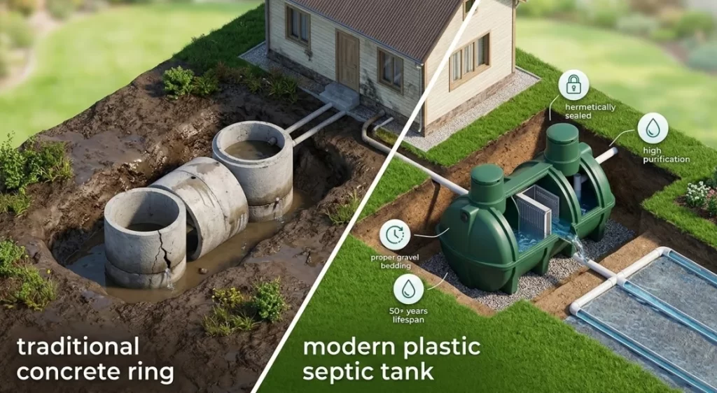 выбор автономной канализации для дома