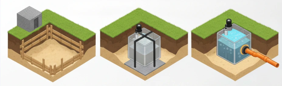 пошагово делаем монтаж септика