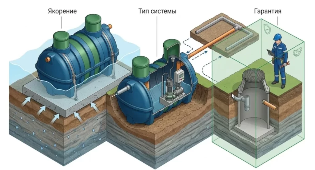надежная установка автономной канализации