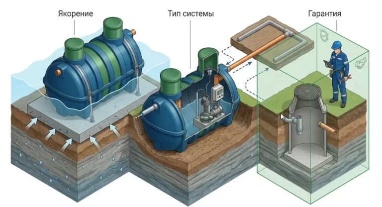 надежная установка автономной канализации