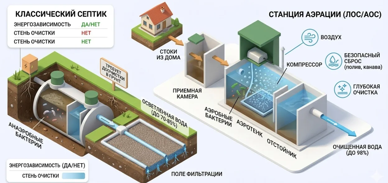Станция аэрации - что это такое