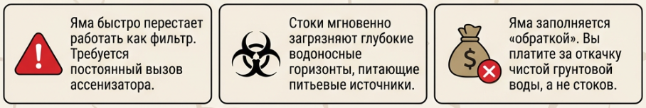 Проблемы с выгребной ямой